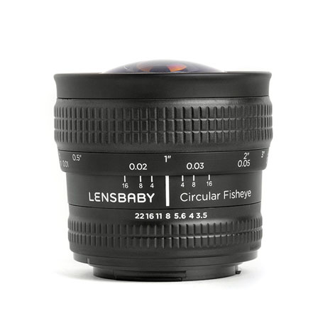Lensbaby fisheye circolare da 5.8mm per immagini creative